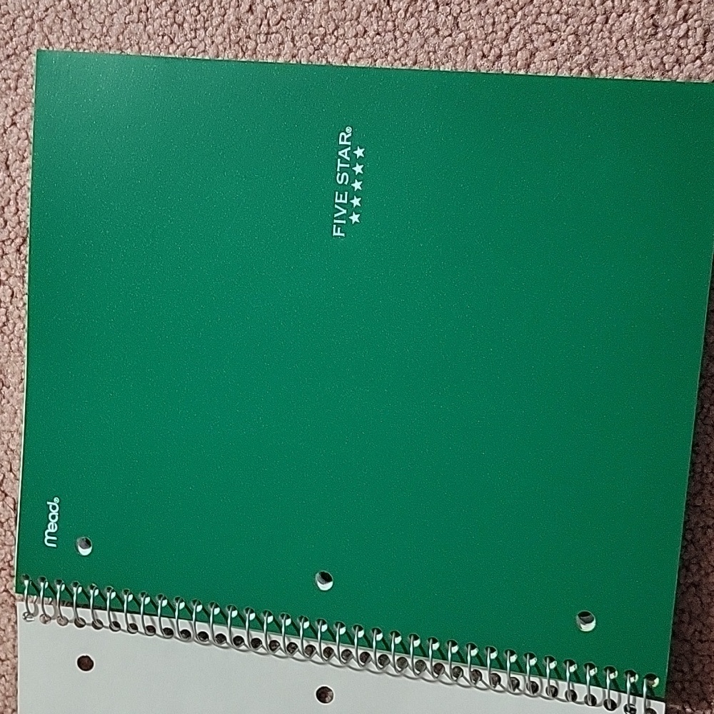 Five Star College Ruled Notebook - Picture 3 of 5